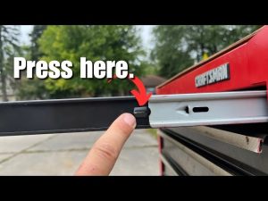 Removing Drawers From Craftsman Toolbox